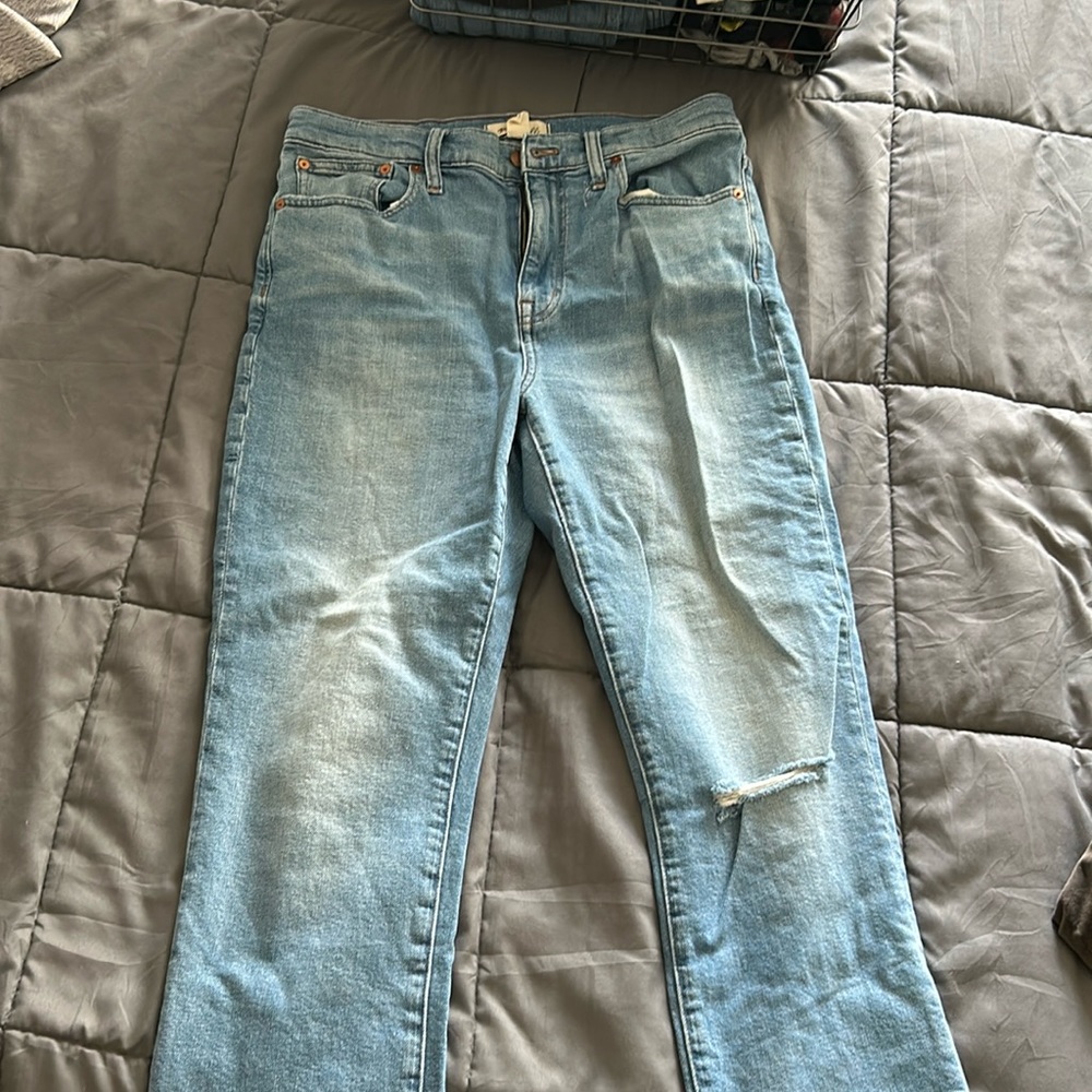 Madewell High Rise Slim Boyjean Size 27